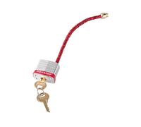 Master Lock - Cadenas de déblocage avec câble en acier tressé flexible