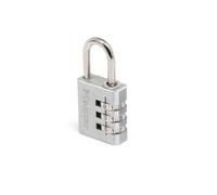 Master Lock Cadenas 7620EURDCC à combinaison programmable en aluminium métal brossé 20 mm Gris