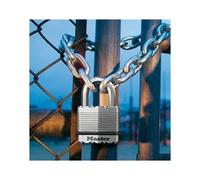 Master Lock Cadenas Haute Sécurité [A cier Laminé] [Extérieur] [Anse L] M1eurdlh - Idéal Pour Les Remises, Les Garages, Les Clôtures Et Les Portails 45 Mm - 51 Mm Shackle