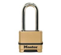Master Lock Cadenas Excell® M175EURDLH – 56 mm en zinc – Combinaison programmable