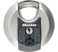Master Lock Cadenas disque M40EURDCC Acier inoxydable 70 mm Extérieur Argenté/Noir