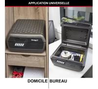 Master Lock CHW30300EURHRO Coffre-fort ignifuge et étanche 10L