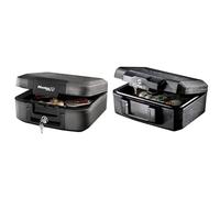 Master Lock Coffre fort anti feu et étanche à clef, triple protection - vol, incendie et inondation & Coffre Fort anti feu à clef, double protection - vol et incendie, 5L, 15.5x36.2x28.4cm