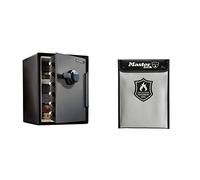 Master Lock Coffre Fort et Porte Documents Anti feu LFW205FYC + FBWLZ0EURHRO, Ignifuge et Etanche, 56.5 L