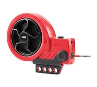 Master Lock Dispositif de Consignation avec Câble Rétractable [Câble Acier avec Revêtement en Plastique Rouge] - Sécurité, Condamnation - S856
