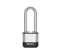 Master Lock Elite¿ Cadenas innovant nouvelle génération, en acier laminé haute résistance de 45 mm - anse en acier au bore trempé de 64 mm - 2 clés