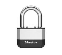 Master Lock Elite¿ Cadenas innovant nouvelle génération, en acier laminé haute résistance de 67 mm - anse en acier au bore trempé de 38 mm - 2 clés