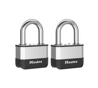 Master Lock Elite Laminé 67mm Cadenas 38mm Manille Paquet De 2 MLKPK15TLF
