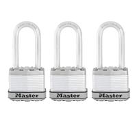 Master Lock M1EURTRILH Lot de 3 cadenas Excell 45 mm