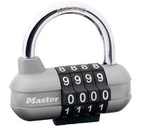 Master Lock P22164 Cadenas argent, noir avec serrure à combinaison