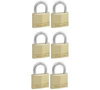 Cadenas en laiton massif MASTERLOCK 40 mm - Lot de 6 - 140EURSIX