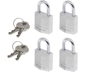 Master Lock P55992 Cadenas 20 mm fermeture universelle argent avec serrure à clé