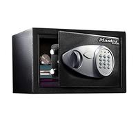 Master Lock X055ML Coffre-fort [Medium 16 Litres] [Serrure Electronique] - Idéal pour Bijoux/Appareils électroniques/Documents A4 etc. Noir