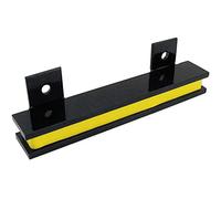 Master Magnetics AM5PLC Porte-outils magnétique, 6 largeurs, 20 lb par pouce, revêtement en poudre noire avec bande jaune