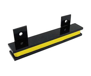 Master Magnetics AM5PLC Porte-outils magnétique, 6 largeurs, 20 lb par pouce, revêtement en poudre noire avec bande jaune