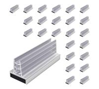 Master Magnetics Lot de 25 supports magnétiques pour cadres de porte, étagères métalliques, tableaux blancs - Aimant puissant - 7,6 x 2,5 x 2,9 cm (L x l x H)