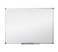 Master of Boards® Tableau blanc magnétique | Memo Board | effaçable à sec | Parfait pour le bureau ou pour la cuisine 90X60cm Bianco