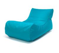 Master Polyester Canapé Pouf Outdoor, Pouf Fauteuil Relax Salon, 115x65x60cm, Bleu Clair - Ecopuf