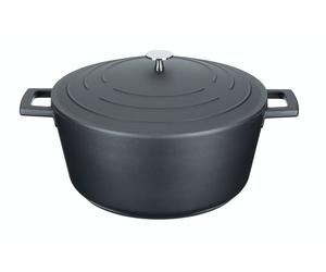 MasterClass Casserole antiadhésive sécurisée par induction 28 cm 2,5L avec couvercle