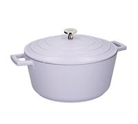 Masterclass Cocotte Ronde 5L avec Couvercle en Fonte D'Aluminium, lavende