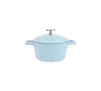 MasterClass Cocotte Ronde en Fonte d'aluminium avec Couvercle Auto-hydratant, légère, antiadhésive, pour Les Repas familiaux, Les currys, Passe au Lave-Vaisselle, 16 cm, 1,4 L, Bleu Ciel