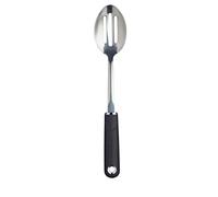 MasterClass Cuillère fendue avec poignée souple, acier inoxydable, 34 cm