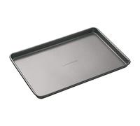 MasterClass Grand plateau de cuisson avec antiadhésif PTFE, PFOA et BPA, acier au carbone robuste d'une épaisseur de 1 mm, 39 x 27 cm, gris