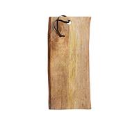 MasterClass Grande planche à découper et à servir en bois de manguier rustique, 23 x 50 cm (9" x 19.5"), marron