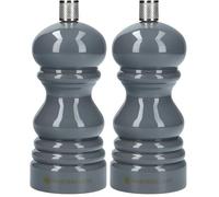 MasterClass Moulin à poivre ou à sel, plastique, gris, 12 cm (Lot de 2)