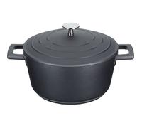 Masterclass Petite Cocotte Avec Couvercle 2 5L/20 Cm En Fonte D'Aluminium Légère Adaptée À La Table De Cuisson À Induction Et Au