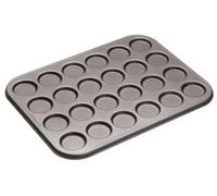 MasterClass Plaque à macaron Whoopie 24 trous PTFE PFOA antiadhésif BPA 1 mm 35x27 cm