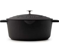 Masterclass plat à four ovale en fonte d'aluminium avec revêtement anti-adhésif et couvercle à tamis, de la plaque de cuisson au four, 30 cm, 6l