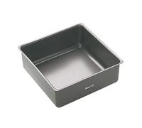 MasterClass Plat À Gâteaux, Grand Moule Carré De 30 cm, Antiadhésif Et À Fond Souple, Acier Au Carbone 1 mm, Sans PFOA, 12 Pouces, Gris