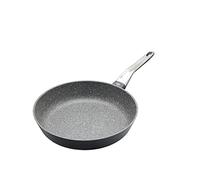 MasterClass Poêle à frire en fonte d'aluminium, poêle en aluminium adaptée à la cuisson par induction, antiadhésive, 28 cm (11"), gris
