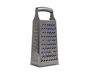 MasterClass - Râpe à Fromage Gravée en Acier Inoxydable avec Poignée, 24 cm