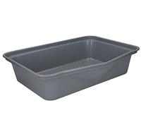 MasterClass Smart Ceramic Large Roasting Tin with PTFE, PFOA and BPA Free Non Stick, Carbon Steel, 41.5 x 31.5cm Stackable Deep Roaster Tray