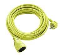 Masterplug Câble d'extension de courant 5 m, rallonge Schuko, extension électronique pour extérieur IP44, vert
