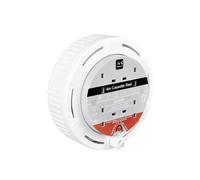 Masterplug Cassette Câble Bobine 240V 13A 4-Socket Thermique Ajourée Blanc 4m