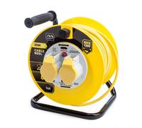 Masterplug LVCT2516-2-MP Enrouleur De Câble 16Amp 2 Prises 25m 110V