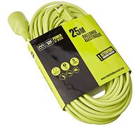 Masterplug Pro-XT 25m rallonge électrique, câble IP44 pour jardin, rallonge de chantier 16A à 3000w, câble vert 2G 1.5mm²