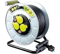 Enrouleur câble électrique - multiprises - Pro XT - tambour galva - 25m LUCECO
