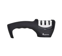 MasterPRO FOODIES COLLECTION - Aiguiseur de couteaux en acier inoxydable 19x7.8x7 cm - Design ergonomique - 100% antiadhésif - Revêtement en silicone facile à nettoyer - Sans toxicité