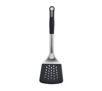 MasterPRO FOODIES COLLECTION - Spatule à fente 34.3x10.3x4.7cm - Acier inoxydable + PBT - antiadhésif - résistant à la chaleur - idéal pour les ragoûts et les plats mijotés