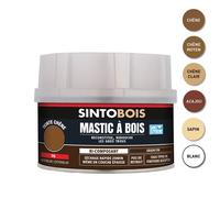 Mastic à bois SINTOBOIS fin blanc 190 g + 8 g SINTO 33890