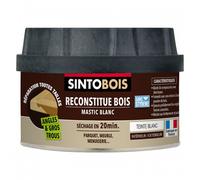 Mastic à bois avec durcisseur angles/gros trous blanc 500ml - SINTO - 139791