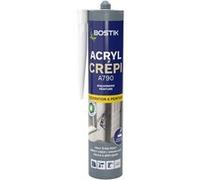 Mastic acrylique BOSTIK Acryl Crépi - Aspect granuleux pour joint de fissure - Cartouche 310 ml - 30612719 G