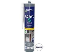 Mastic Acrylique - BOSTIK - ACRYL S - Gris - 310 ml - Intérieur/Extérieur - Peut Être Peint