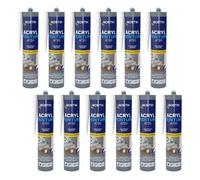 Mastic acrylique d'étanchéité blanc 310ml (6 pcs) - BOSTIK ACRYL-PEINTURE-BLCx6