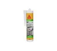 Sika – Mastic acrylique SikaSeal 107 pour maçonnerie, portes et fenêtres – Blanc 300 ml