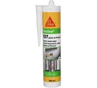 Sika – Mastic acrylique SikaSeal 107 pour maçonnerie, portes et fenêtres – Blanc 300 ml
